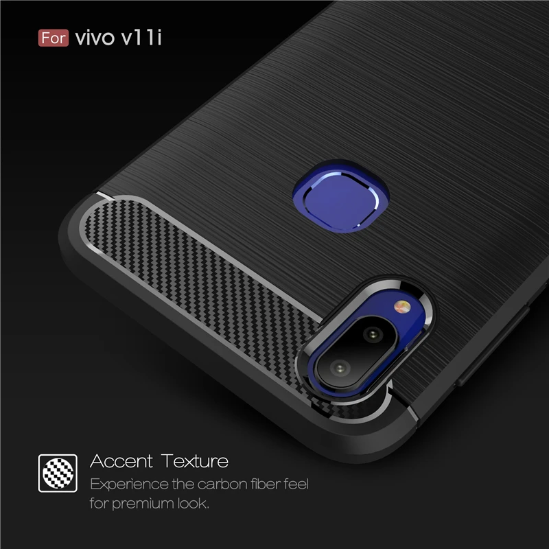 Wolfrule Capa Vivo V11 V11i чехол 6 3 &quotПолностью Защитный Прочный из углеродного волокна для