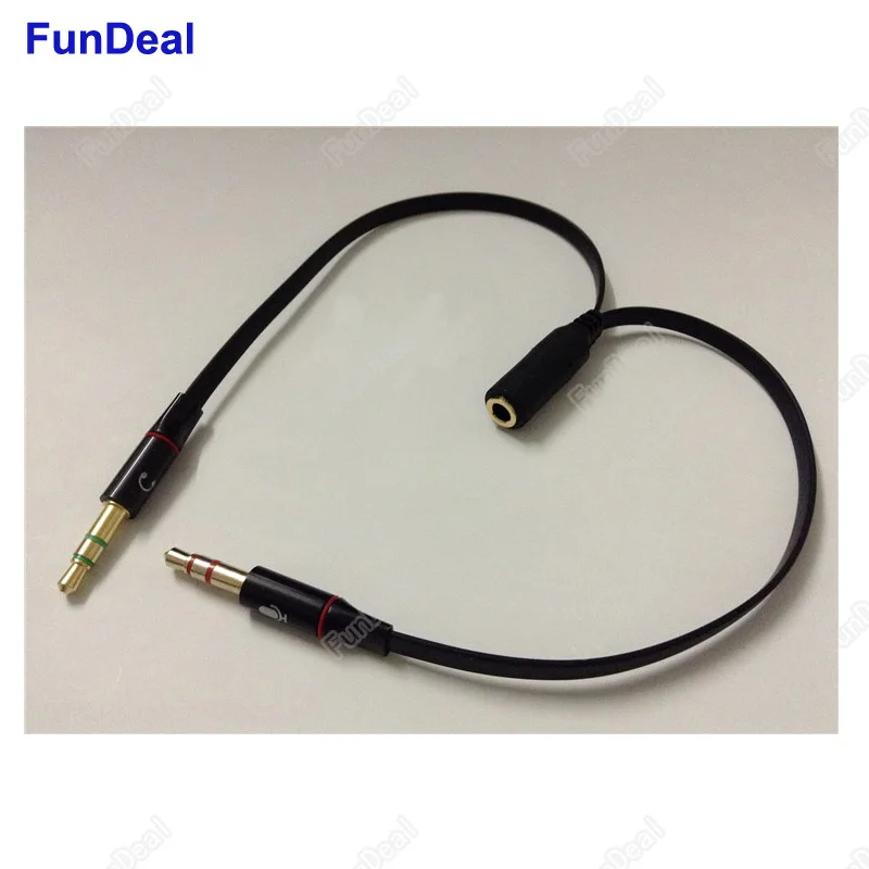 Стерео мини разъем 3 5 мм 1 гнездо на 2 штекера аудиокабель для наушников сплиттер