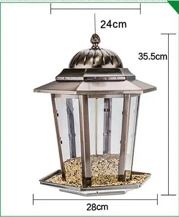 

European style wild bird feeder Outdoor bird feeders food container