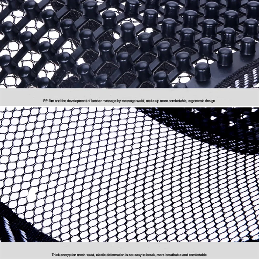 Кожаная поясничная поддержка летняя Автомобильная крутая массажная подушка