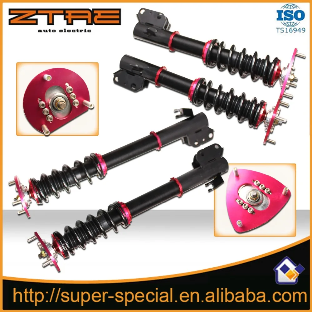 Высокое качество Амортизатор регулируемая подвеска coilover для 93 01 Субару WRX GC8