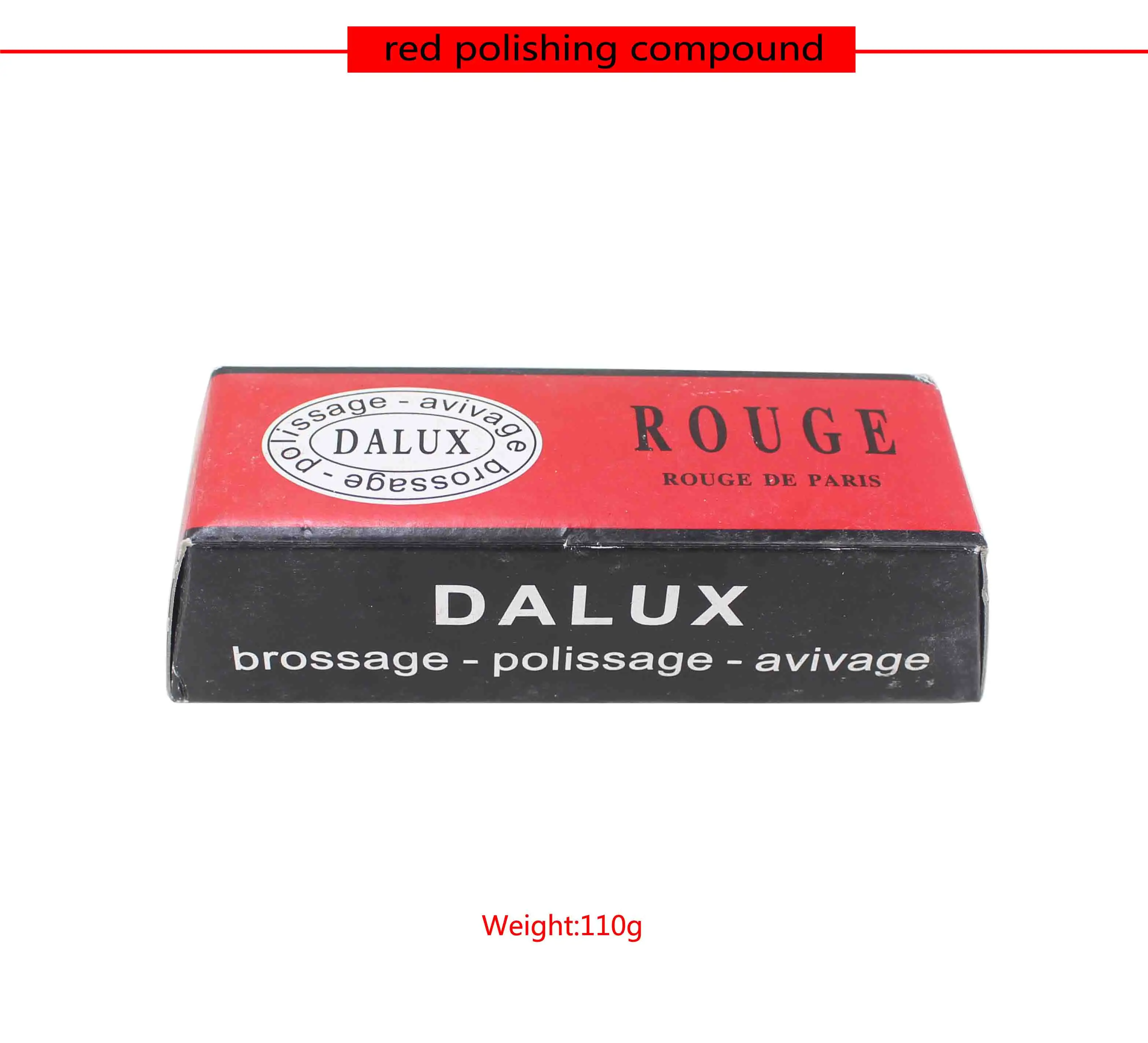 Красный DIALUX ROUGE JEWELERS Румяна Полировка Соединение для золота и ILVER, румяна Бар Полировка Воск соединение Франция - Цвет: red