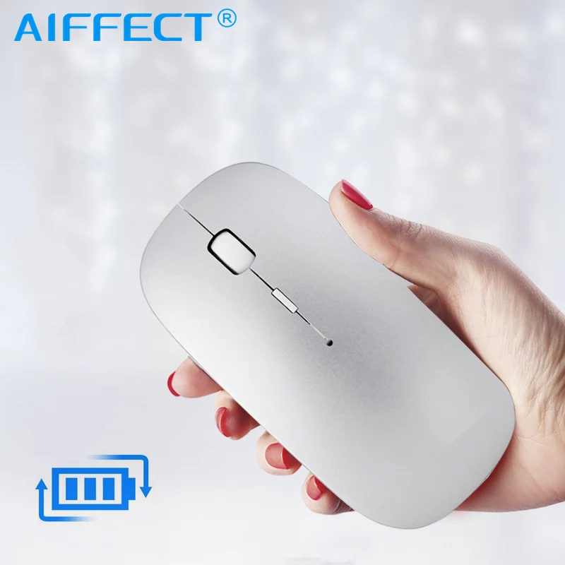 AIFFECT беспроводная мышь перезаряжаемая inphic Бесшумная мини оптическая ультра