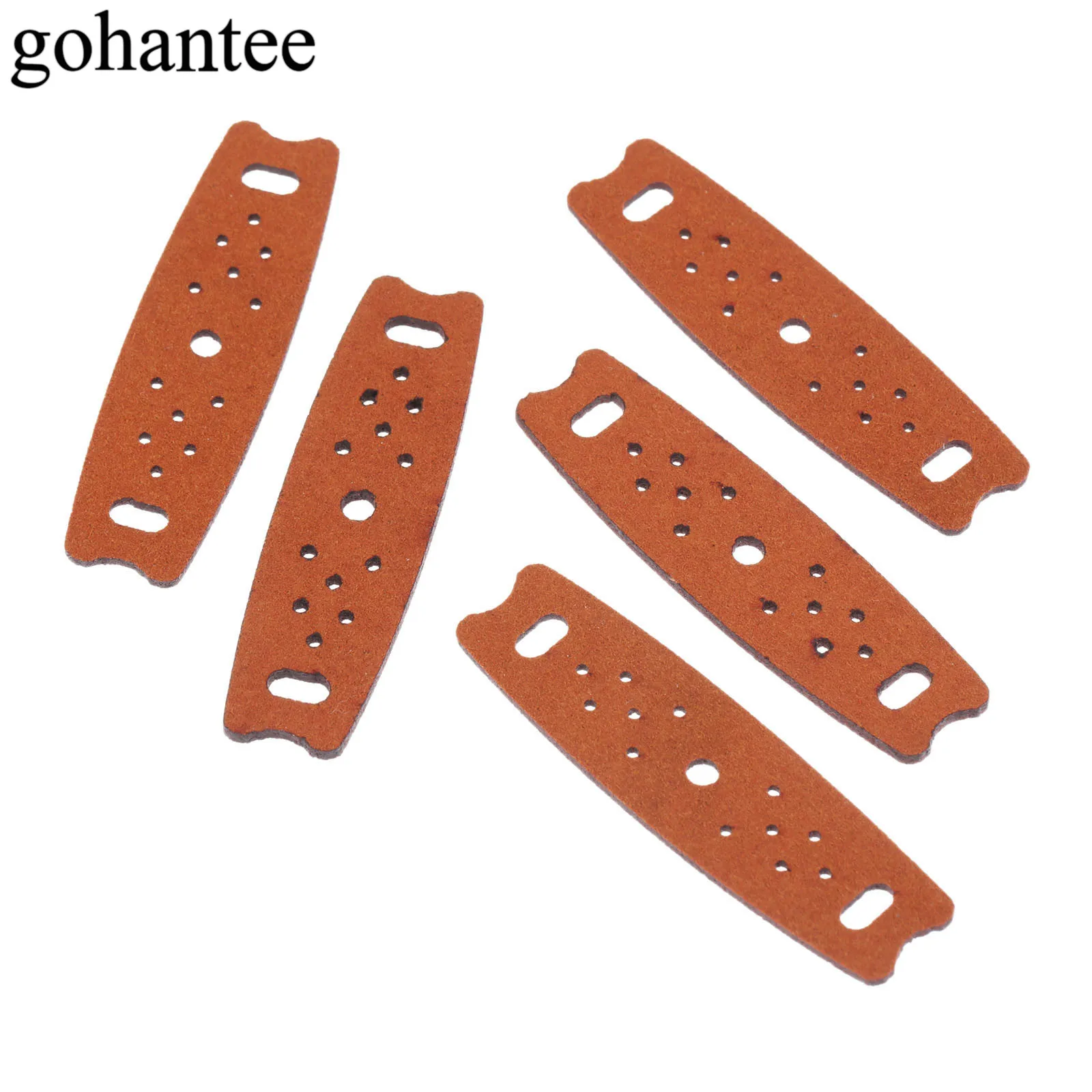 Gohantee коричневый 5 шт. рогатки чехлы из микрофибры с центровым отверстием для