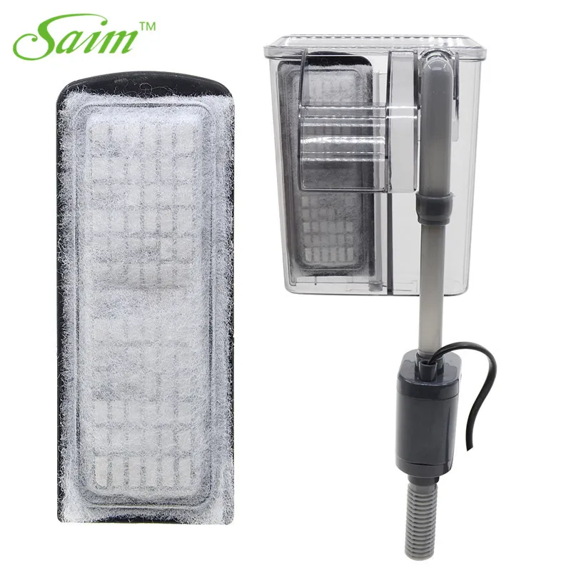 Саим аквариум фильтр Внешний подвесной фильтр аквариум Submersibl 3-в-1 Мощность фильтр водопадный аквариум воздушный насос инструмент
