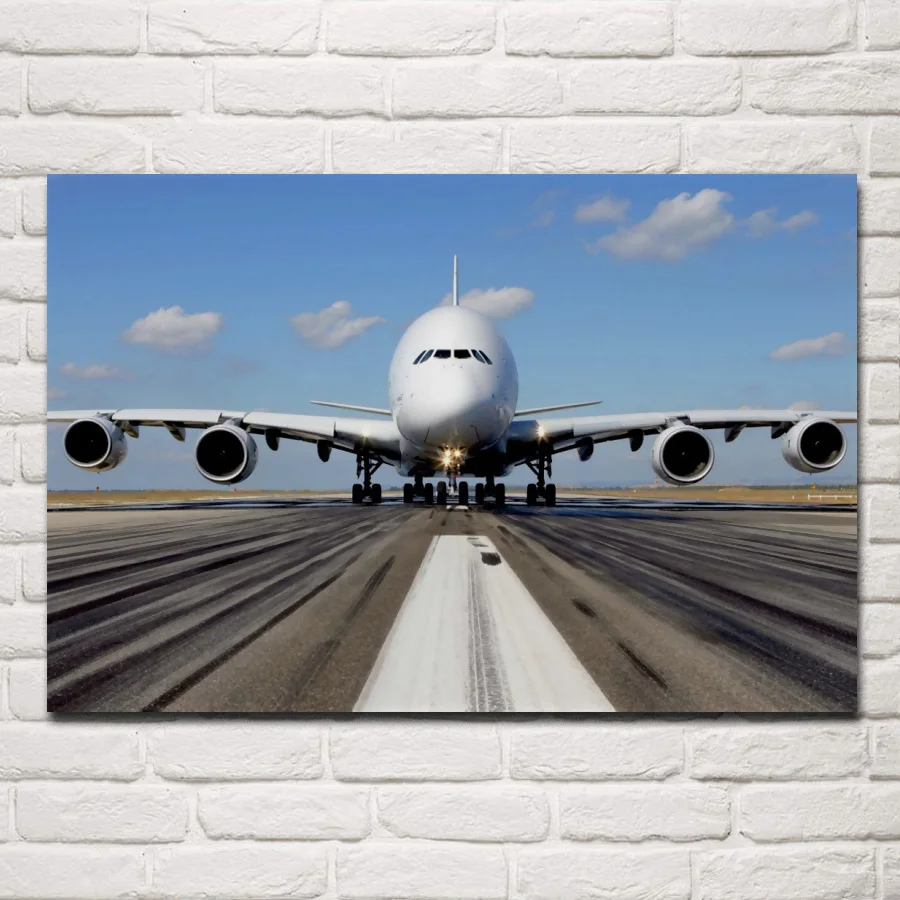 Лайнер A380 большого размера для самолета украшение гостиной с изображением