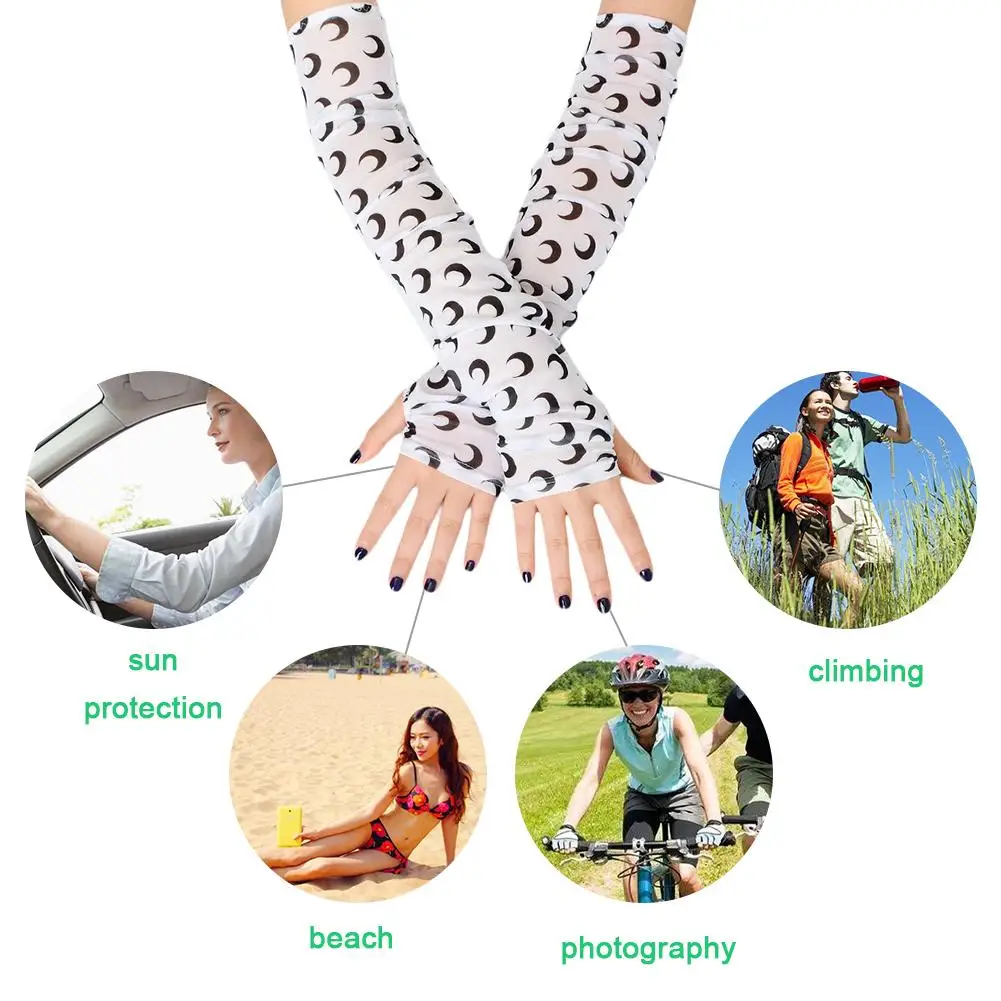 1 пара солнцезащитный рукав Летняя Солнцезащитная манжета милая девушка стиль