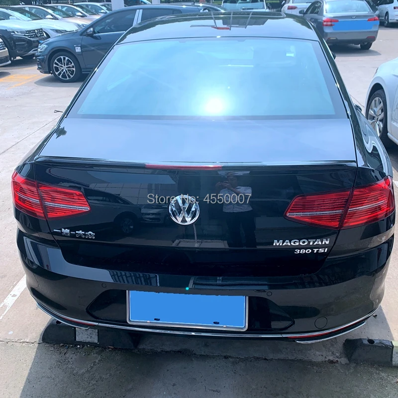 Для Volkswagen Passat B8 спойлер Высококачественный ABS Материал Внешний задний спойлер задний багажник багажника украшение крыла