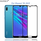 Закаленное стекло с полным покрытием для Huawei Y6, 2019, защитная пленка для экрана Huawei Y6, 2019