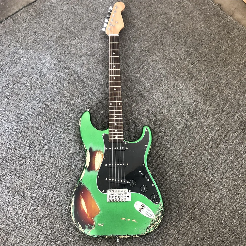 Копия старого электрического гитарного станка Kaiyun factory custom handmade 100% ручная работа.