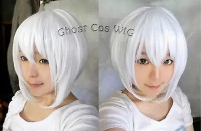 Шун Оптовая и жаропрочных LY доставка&gt&gt Hot! новый Cosplay Короткие Белый Высокая