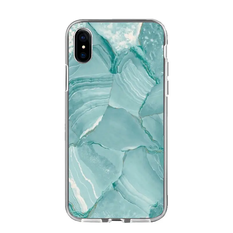 Мраморный чехол для Coque iphone X, XR, XS, MAX, чехол из мягкого ТПУ, задняя чехол для iphone 5 5S se, S6, 6 S, 7, 8 Plus, чехол, чехол для телефона