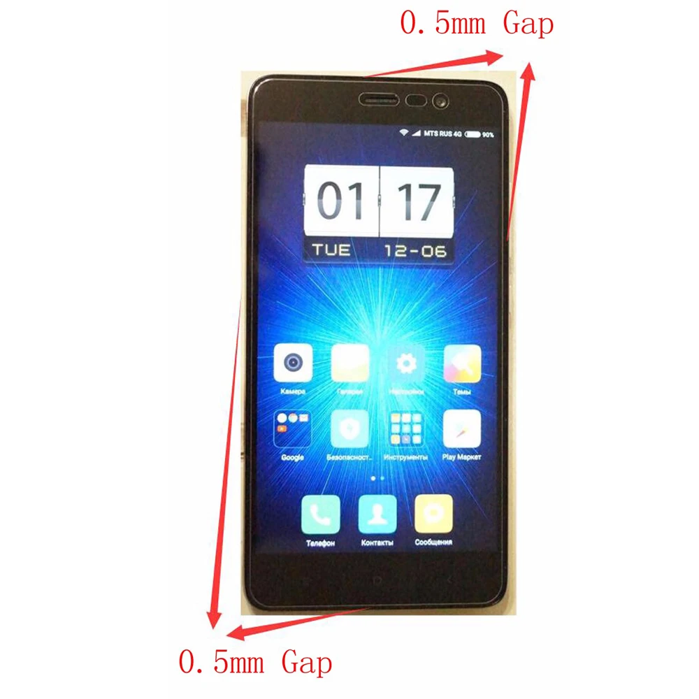 9H 0 26 мм 2.5D Противоударная защита для экрана закаленное стекло Xiaomi Redmi Note 3 Pro Prime