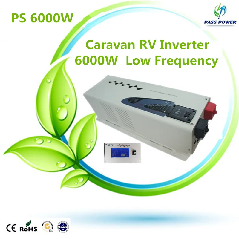 

DC48V to AC220V 6000W Pure Sine Wave Car Power Inverter Off Grid Solar Inverter Power Inverter For Solar and Wind Hybrid