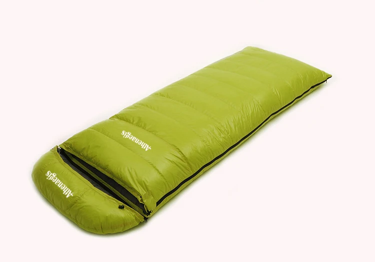 Green 3000g Супер теплый белый гусиный пух 2200 г/2500 г/2800 г/3000 г наполнение может быть наращенный спальный мешок зимний спальный мешок Saco De Dormir - Цвет: Green 3000g