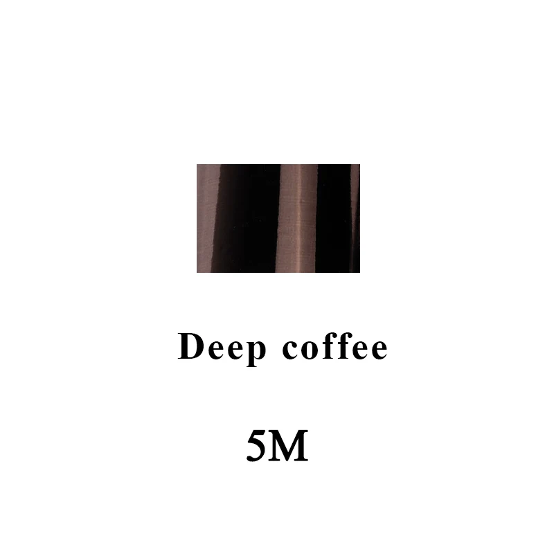 Deep coffee 5 метров/за штуку Металлические Цвет ногтей наклейки-лак для ногтей Обертывания Блестящий Звездное небо Бумага украшение для маникюра «сделай сам» - Цвет: Deep coffee