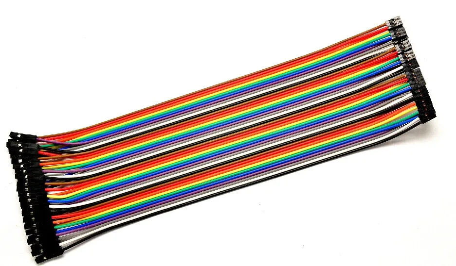 Бесплатная доставка 200 шт = 40 шт./лот * 5 20 см 2 54 мм 1 p pin Dupont провод кабель Разъем|wire