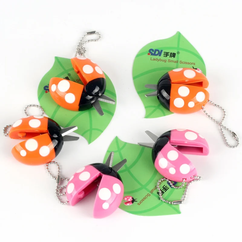 Ножницы Тайвань SDI Мультфильм Божья коровка маленькие ножницы для рукоделия