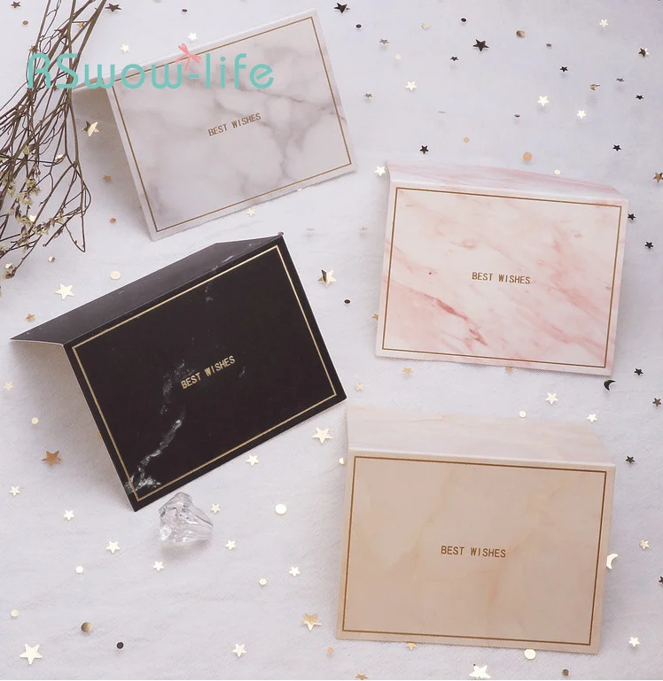 20 шт. творческие мраморные складки благословение мультфильм День святого