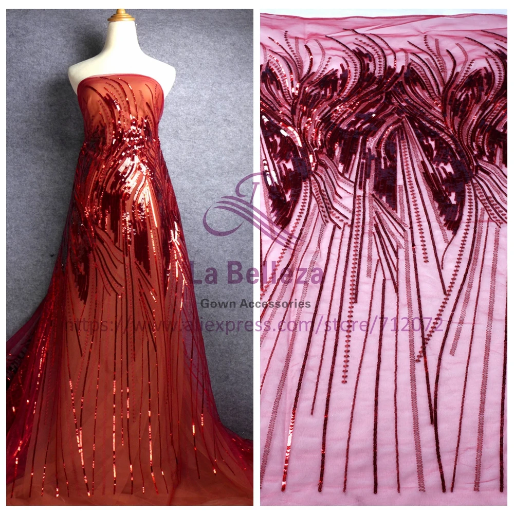 1 ярд винного Красного/зеленого/синего/золотого цвета 5 мм + 9 мм изумрудная и металлическая вышитая свадебное платье кружевная ткань продажи двором 1 ярд винного Красного/зеленого/синего/золотого цвета 5 мм + 9 мм изумрудная и металлическая вышитая свадебное платье кружевная ткань продажи двором