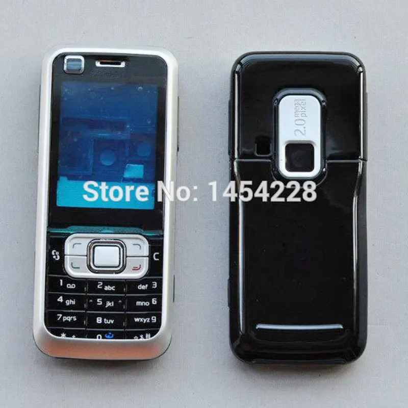 BINYEAE полный корпус для Nokia 6120 6120C чехол с рамкой + средняя задняя крышка клавиатура