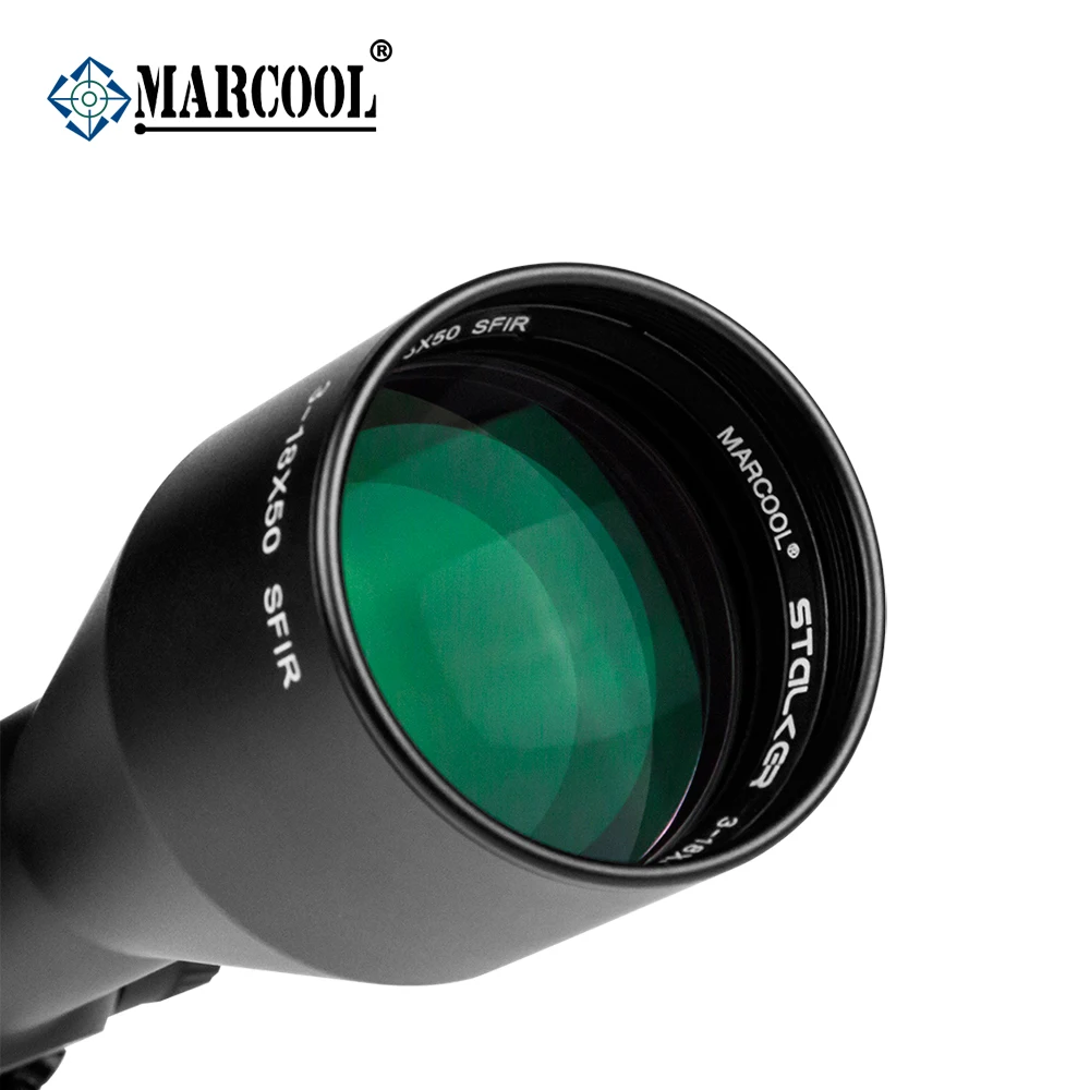 Винтовочный оптический коллиматор Marcool Stalker 3 18x50 прицел с первым фокусным