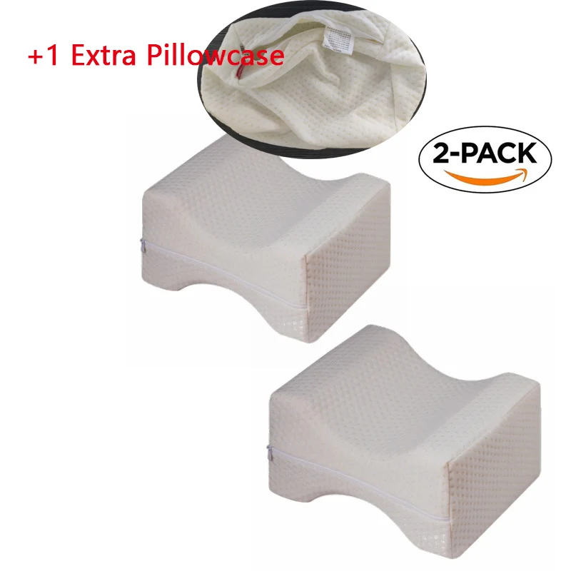 1 Extra Pillowcase Позиционирование подушки спальные подушки под колено подушка Ортопедическая поза поддерживающая подушка для ног Rodillas Dormir - Цвет: 1 Extra Pillowcase