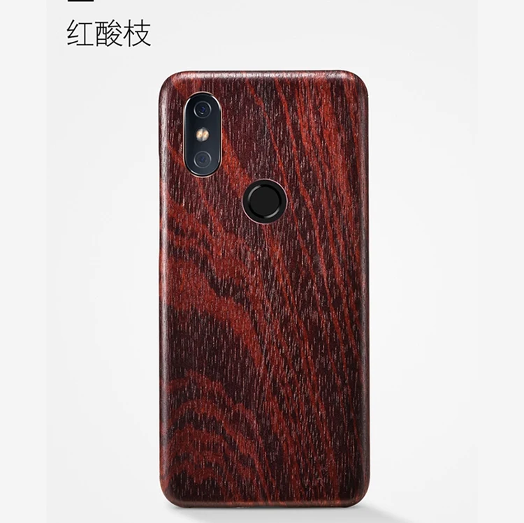 Red Rosewood Чехол для телефона из натурального дерева для Xiaomi mi X 3 mi X3, чехол, бамбук/орех/палисандр/Черное ледяное дерево/оболочка(настоящее дерево - Цвет: Red Rosewood