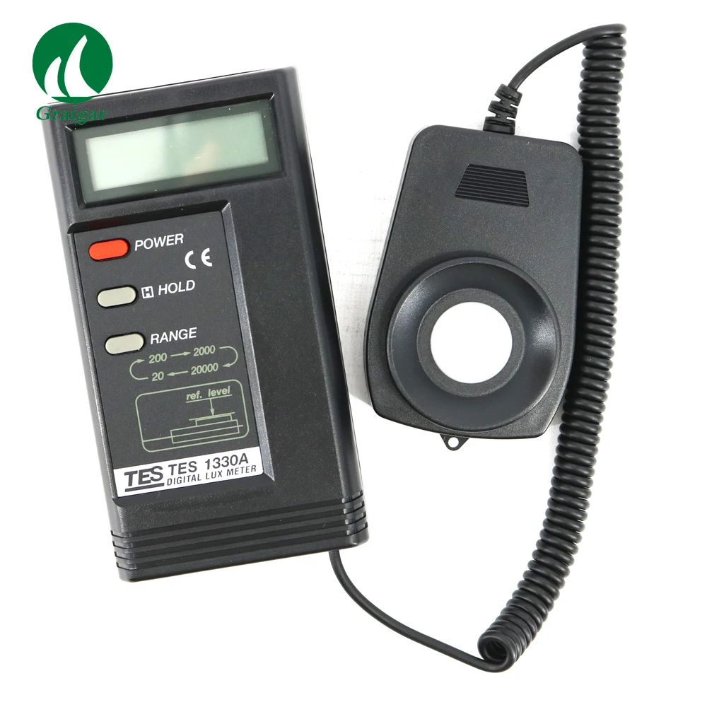 TES 1330A цифровой Люкс метр световая яркость люксовый 3 1/2 цифра ЖК