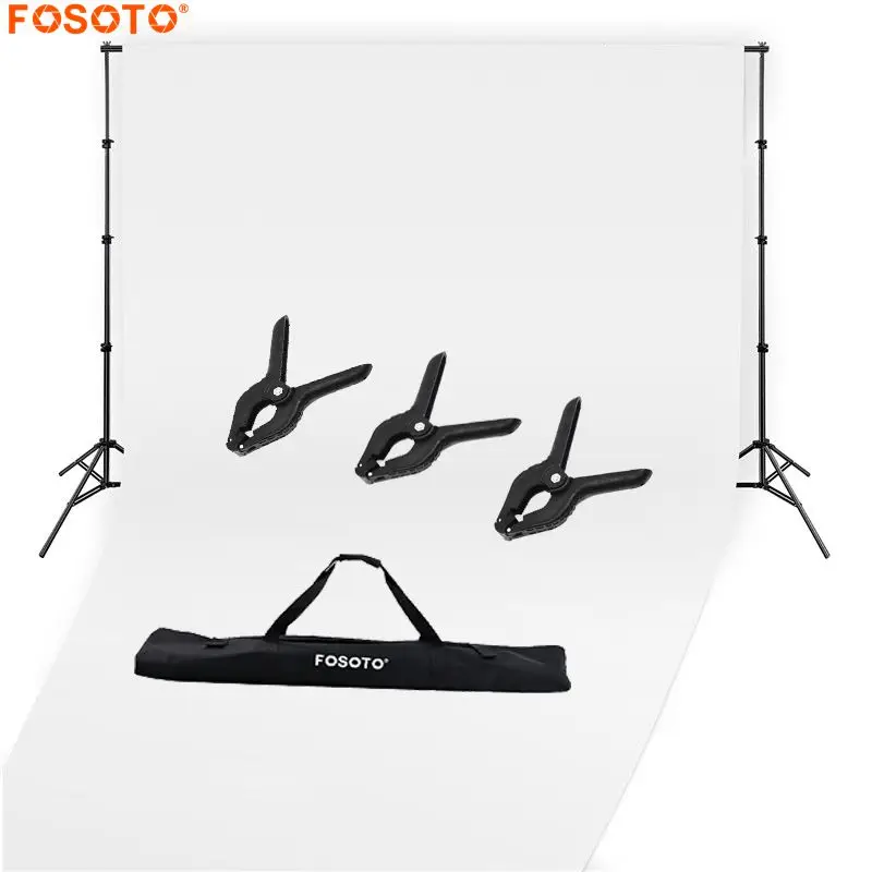 Фоторамка fosoto с зажимом для фона 2 6*3 м подставка фотостудии аксессуары