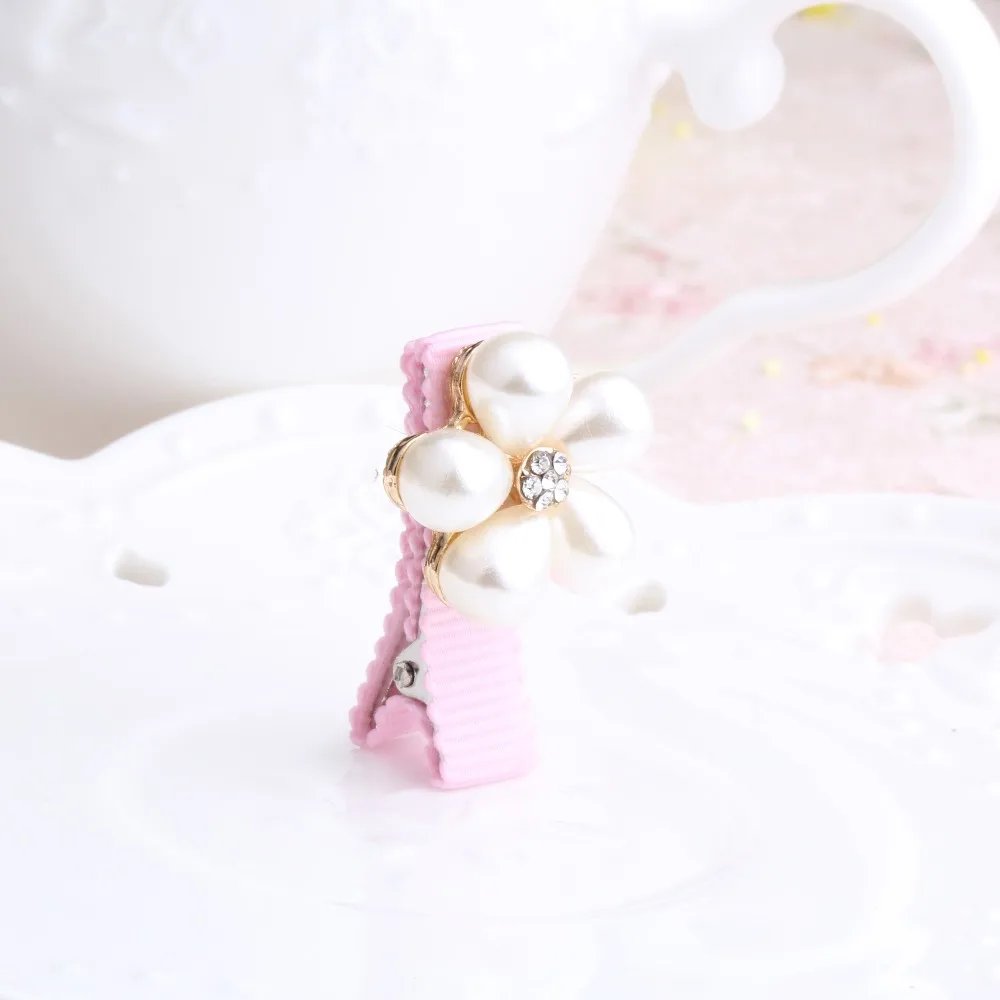 M MISM новая детская заколка для волос Корона шпильки с жемчугом Детские аксессуары