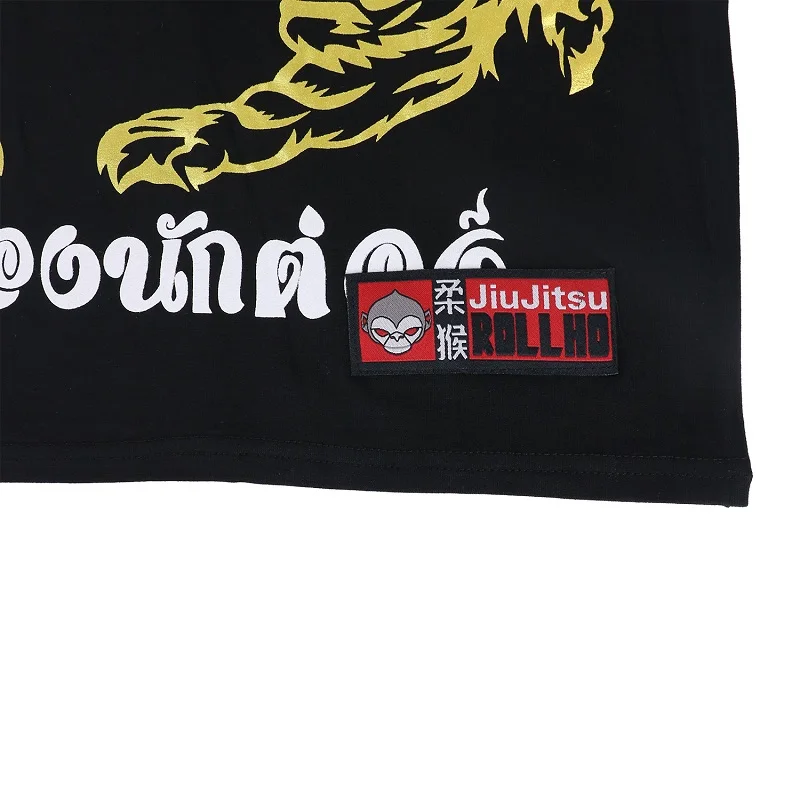 ROLLHO бокс Thailand Thai Thailand MMA Бокс Спорт тайский боксерский бой толстовки бокс тайские колготки mма, боксерский тренажерный зал Футболка