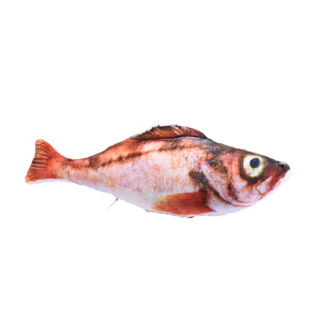 1 шт. рыба кошка игрушка для кусания 2 Цвета моделирование Sauryfish Форма питомец