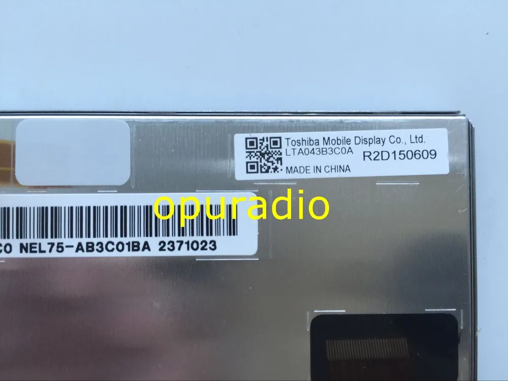 LTA043B3C0A LTA043B3COA новый оригинальный 4 3 &quotЖК-дисплей для приборной панели автомобиля