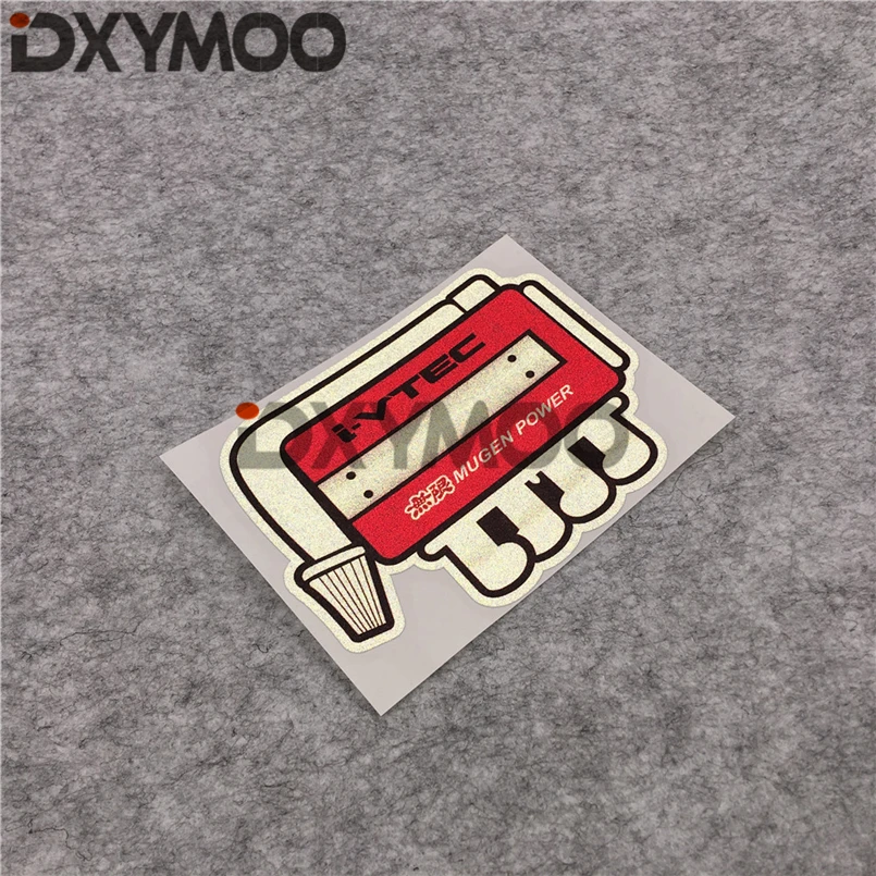 Автомобильная наклейка s для мотоцикла Зеркальная Наклейка K20A Power GK5 EK9 i-Vtec Engine |