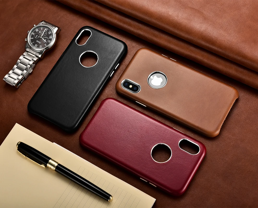 ICARER чехол из натуральной кожи для iPhone XS MAX, винтажный металлический чехол с кнопкой громкости для Apple iPhone XS, чехол для iPhone X