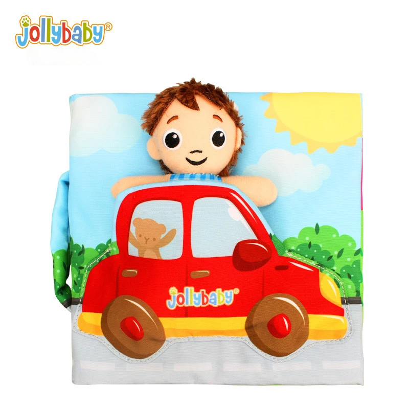 Jollybaby новая книга для раннего образования головоломка из ткани с кольцом