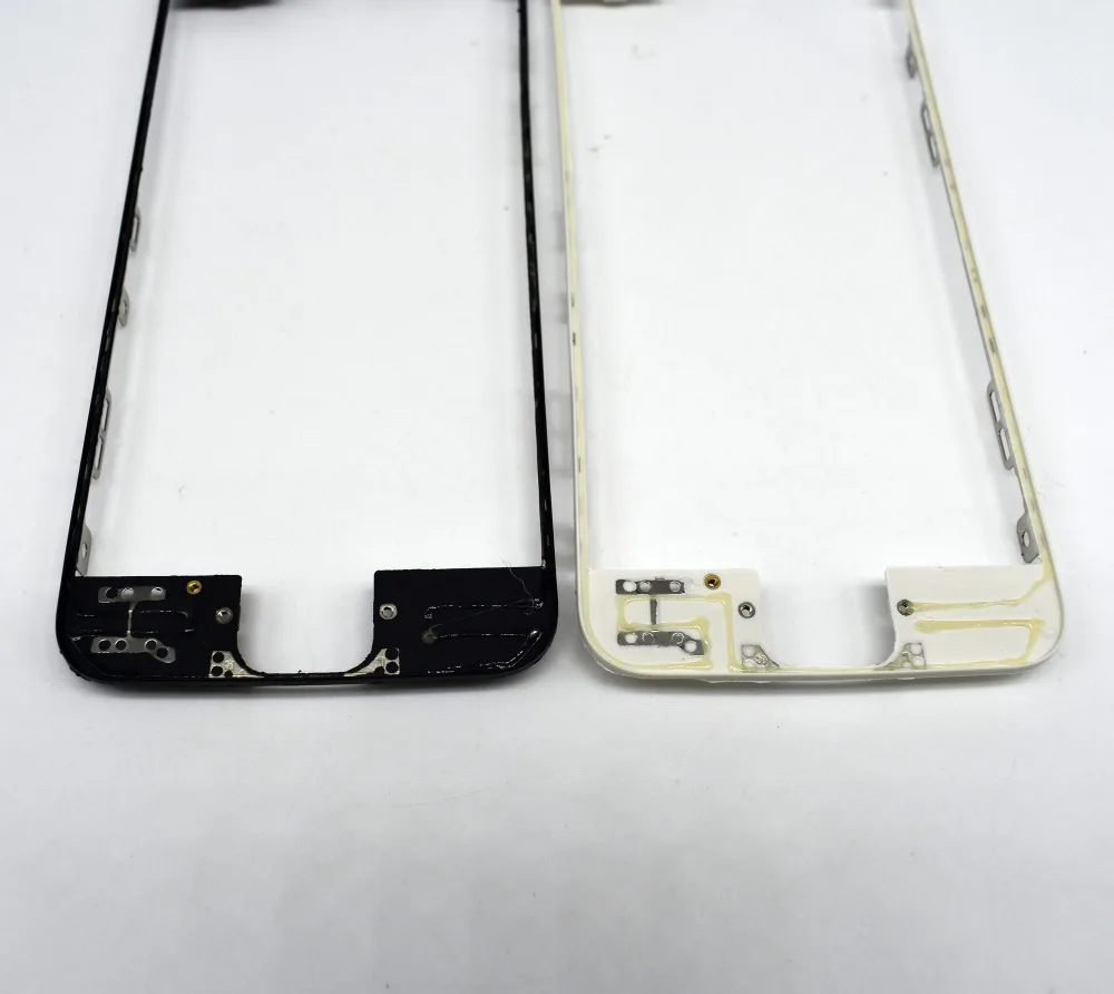 10 шт./лот черный белый LCD и сенсорный экран Рамка передняя рамка поддерживающий