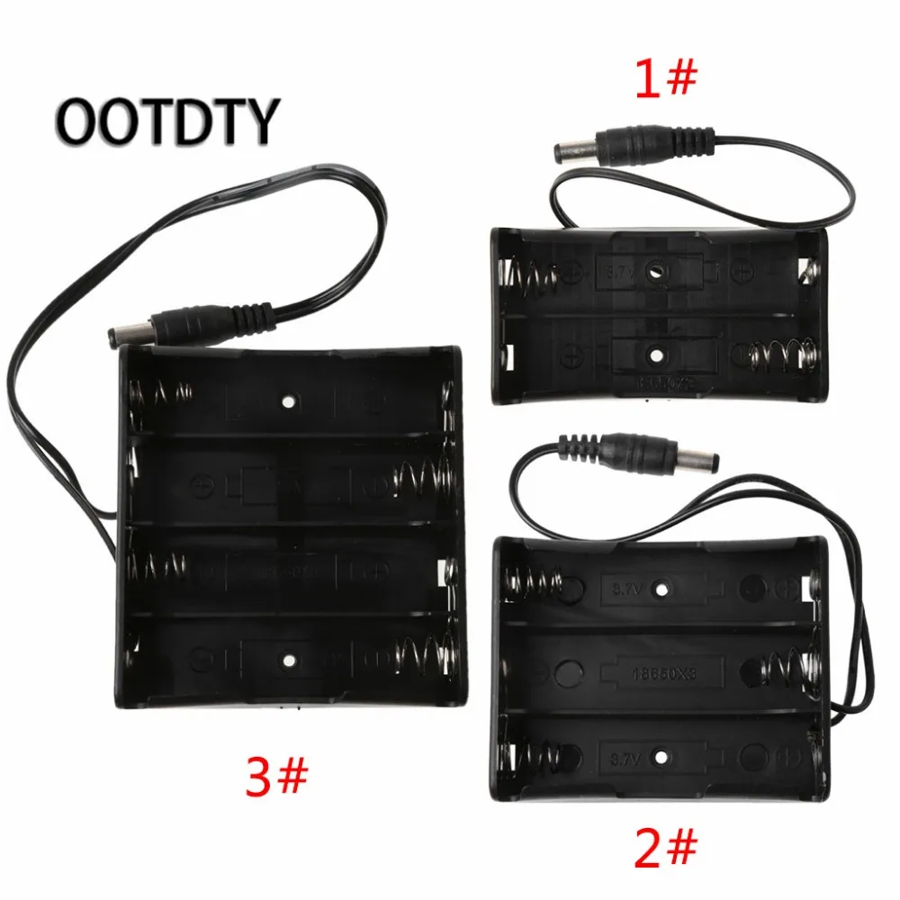 DIY 2x3x4x18650 Батарея Держатель Коробка Для Хранения Чехол с DC 5 5x2 1 мм разъем питания| |