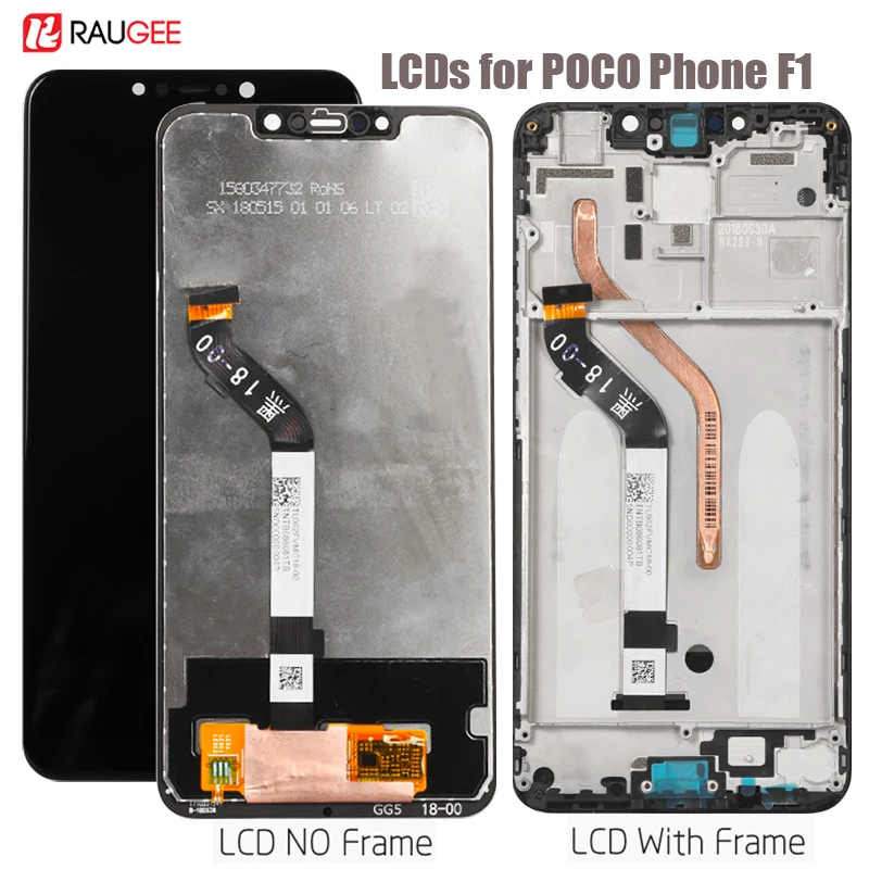Дисплей для PocoPhone F1 экран Poco F1 ЖК сенсорный экран дисплей дигитайзер Замена для xiaomi PocoPhone F1 дисплей протестирован