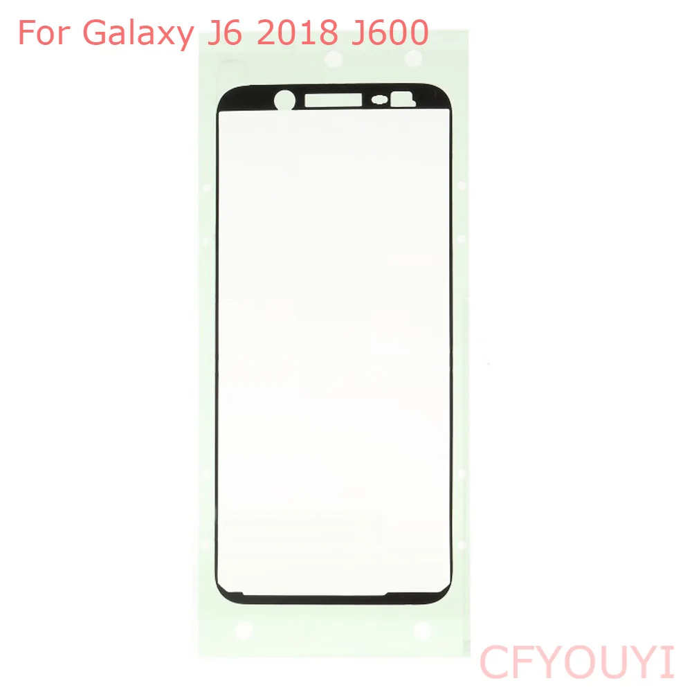 1 ~ 10 шт. клейкая наклейка на переднюю рамку корпуса для Samsung Galaxy J6 2018 J600F J600FD J600DS