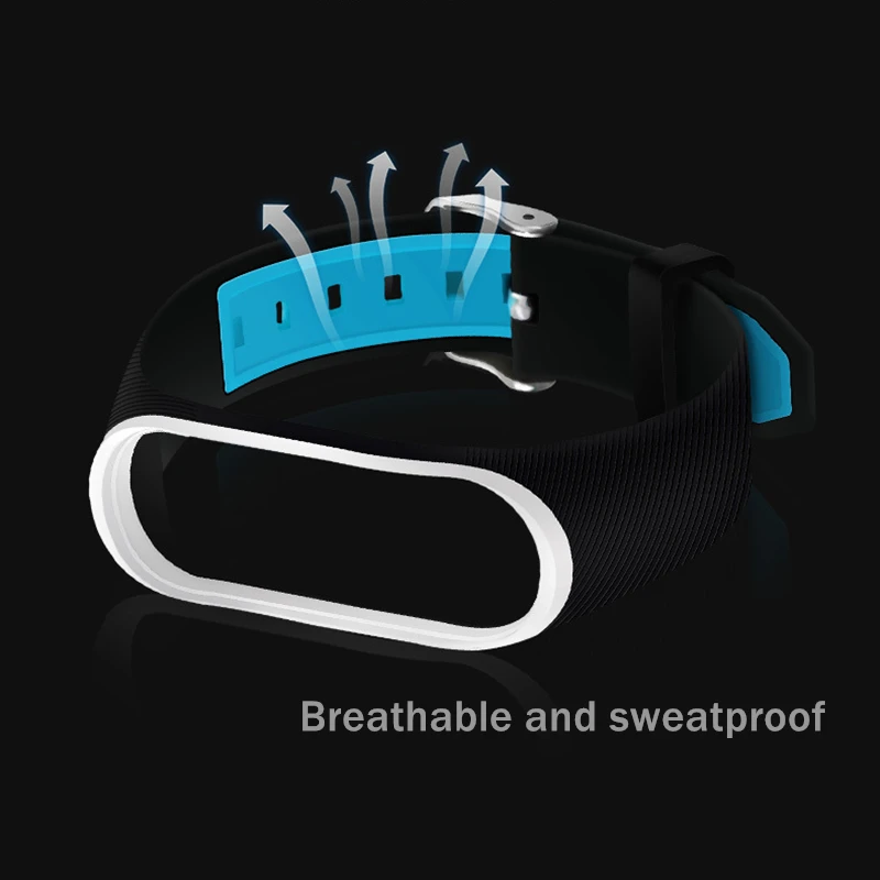 Mi band 4 и 3 ремешок для браслета замена Xiaomi Band цветной анти-потерянный браслет |