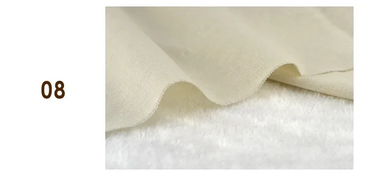 Thin section vintage Solid Color printed cotton Linen Fabric meter garment for sewing Handmade Patchwork Cloth Crafts | Дом и сад