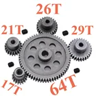 11184 стальная металлическая прямая диффузная основная Шестерня 64T Шестерня двигателя s 17T 21T 26T 29T 11176 11181 11119 11189 для HSP Redcat Exceed RC