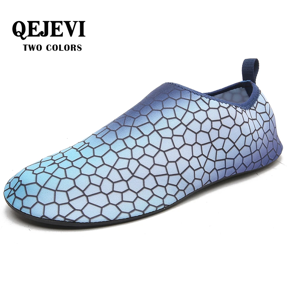 2019 QEJEVI мужские и женские водные ботинки пляжные Сникерсы для плавания на