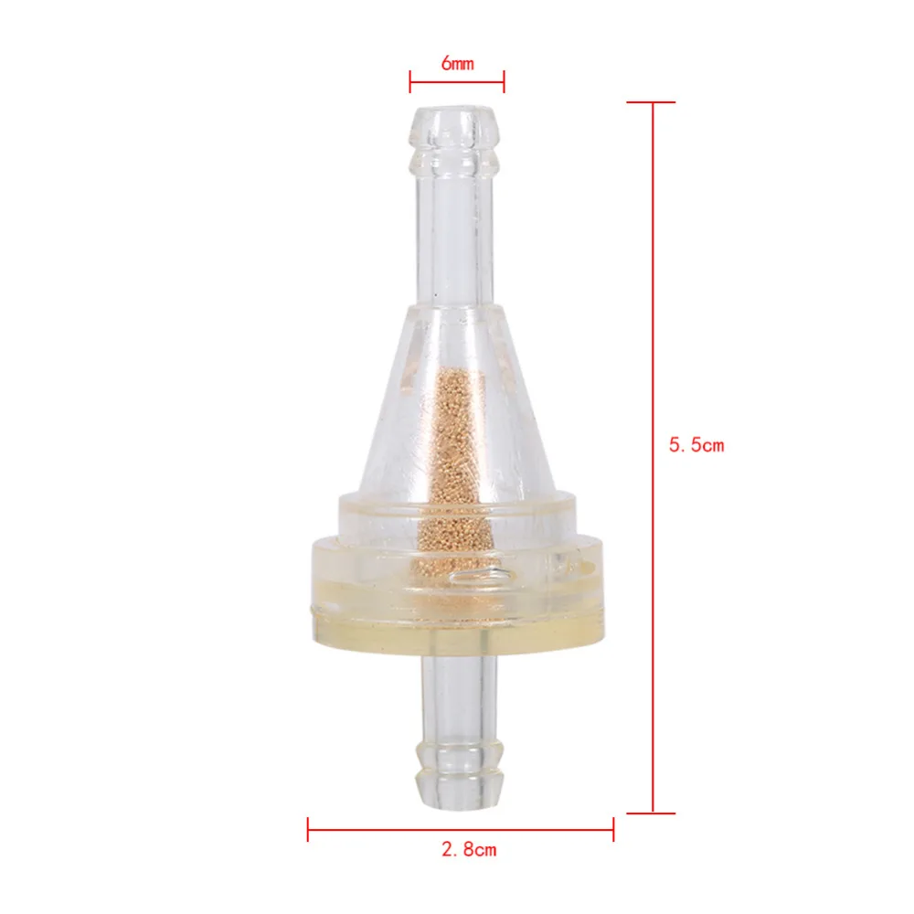 Автомобильный StylingUniversal 1/4 &quot6 мм встроенный топливный газовый фильтр 1 шт.