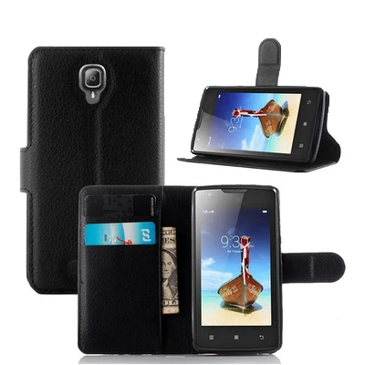 Роскошный чехол-кошелек из искусственной кожи с откидной крышкой для Lenovo A1000 A2010