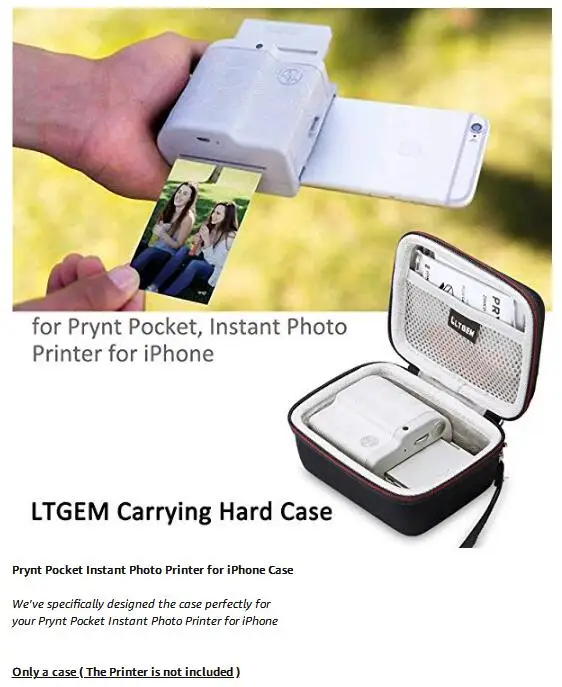 LTGEM EVA Жесткий Чехол для Prynt Карманный мгновенный фотопринтер для iPhone-Дорожная Защитная сумка для хранения