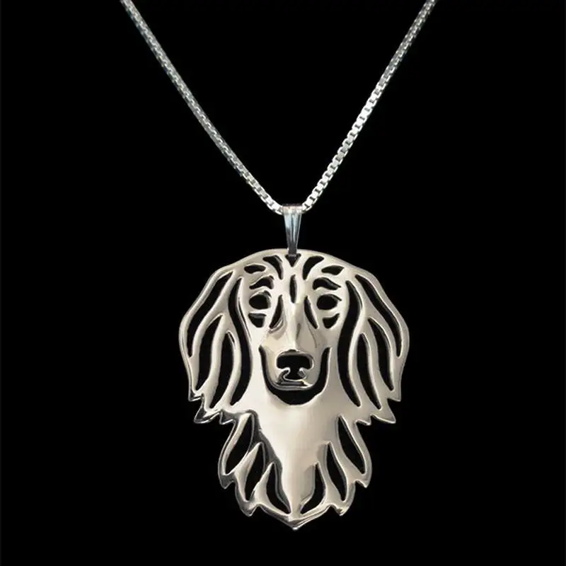 Подвеска в виде таксы из сплава для домашних животных подвеска таксы|necklace for