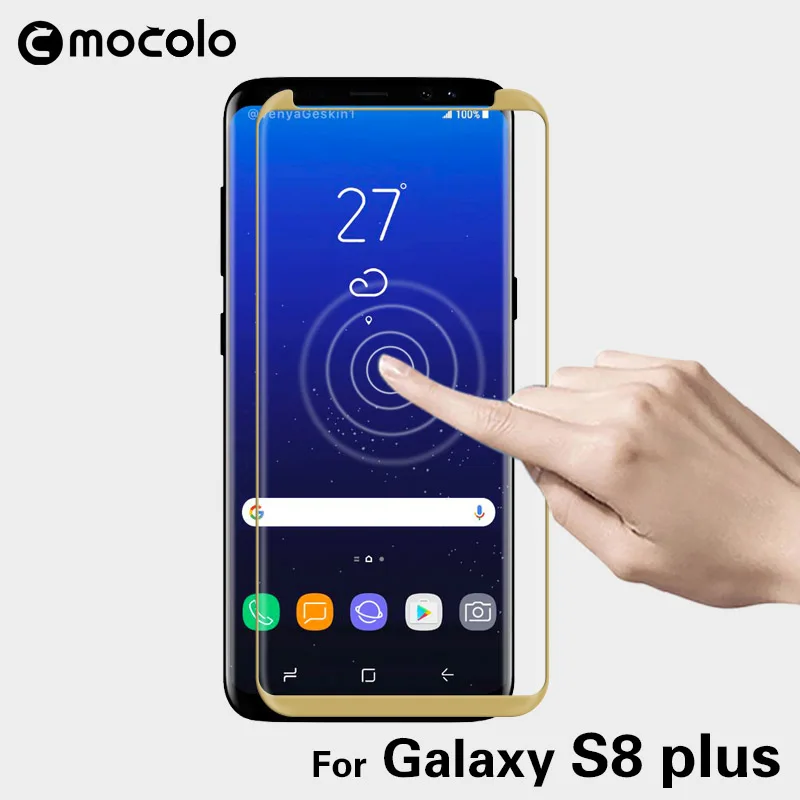 Mocolo Марка Телефон Экран протектор для Samsung Galaxy S8/S8 плюс полное покрытие 3D